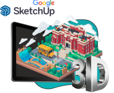 Google SketchUp - Школа программирования для детей, компьютерные курсы для школьников, начинающих и подростков - KIBERone г. Рига